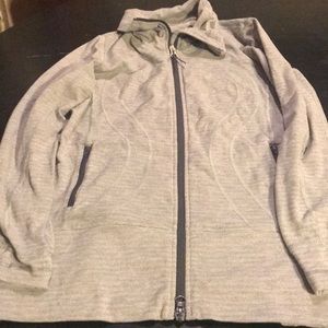 Looks Great Small Lululemon Full Zip Gray Jacket